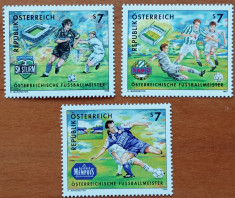 AUSTRIA-&amp;#039;&amp;#039;SPORT-FOTBAL Faze de joc&amp;#039;&amp;#039;- Serie3 VAL,--MNH-Nestampilate foto