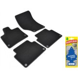 Covorase auto din mocheta Umbrella pentru Audi Q7 I [4L] (2005-2015) + Odorizant Auto Bradut Wunder-Baum New Car