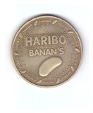 Jeton tursitic Franta Haribo Banan's 2018, stare foarte buna