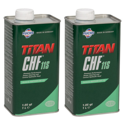 Set 2 Buc Ulei Servodirectie Oe Bmw Fuchs Pentosin Titan CHF 11S Verde 1L 83290429576 foto