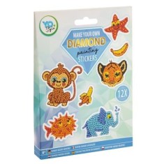 Set creativ, Creeaza propriile abtibilduri cu strasuri, Diamond paint stickers, Grafix