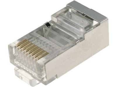 Conector UTP, RJ45, cu ecranaj - 129013 foto