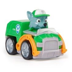 PATRULA CATELUSILOR PUP SQUAD RACERS VEHICUL CU FIGURINA ROCKY