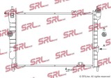 Radiator Opel Astra F 91-02, motor: 1.4, 1.6, 1.7 D, 1.8, 2.0, 535x365x34, SRLine, Aluminiu/ Plastic brazat, 1300108; 1300111