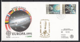 Irlanda 1991 - FDC SPECIAL AUR-EUROPA SPATIALA -Tiraj limitat 60 ex. numerotate