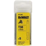 DeWalt DT7295 - Set capete de insurubare profil TX30 5 bucati