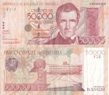 2005 (29 IX), 50.000 bol&iacute;vares (P-87a) - Venezuela