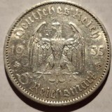 Germania Nazista 5 reichsmark 1935 A argint