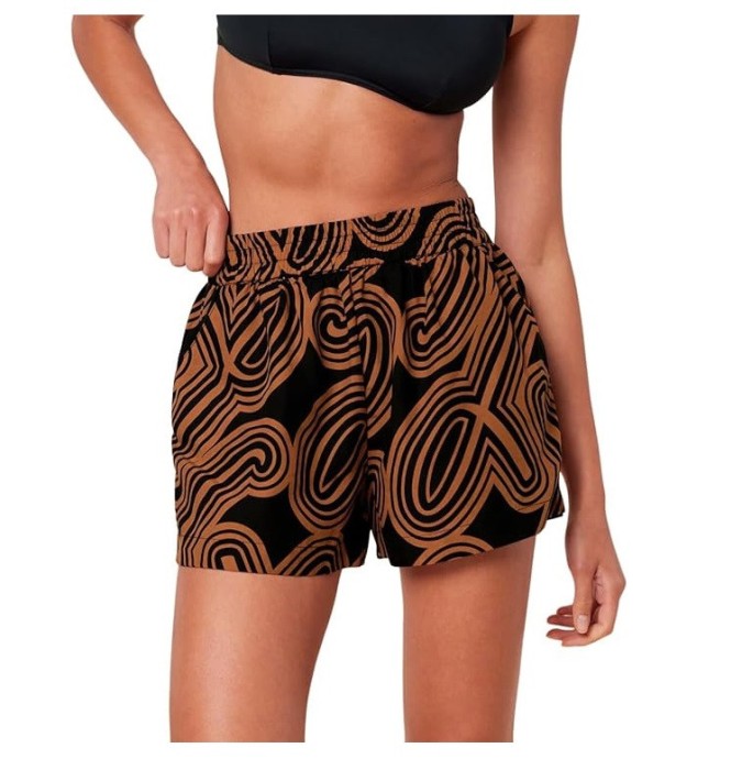 Pantaloni scurti pentru femei Triumph Beach Mywear Shorts 01 Pt, negru maro, marime 40 - OUTLET