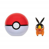 Figurina Pokemon - Clip N Go Tepig &amp; Poke Ball