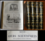 1863-1869 Colectie 4 volume colegate Revista stiintifica franceza si mondiala, 1900, Alta editura