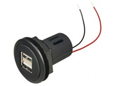 &Icirc;ncărcător auto USB dublu 5A 12-24V DC