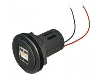 &amp;Icirc;ncărcător auto USB dublu 5A 12-24V DC foto