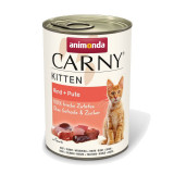 Animonda Carny Kitten -carne de vită de curcan 400 g