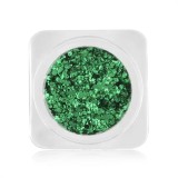 Decorațiuni nail art &ndash; cercuri &icirc;n culori metalice - verde, nr. 4, INGINAILS