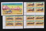 SOMALIA-MASINI RACHETA-4 X 3 Val.IN BLOC.+1 Colita**SOM 175B, Africa, Transporturi
