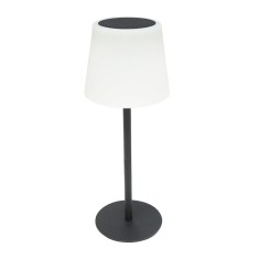 Lampa de masa solara LED 2W, panou solar 0.7W, baterie 3.7V 1200mAh, USB 5V 1A, negru Breckner Germany