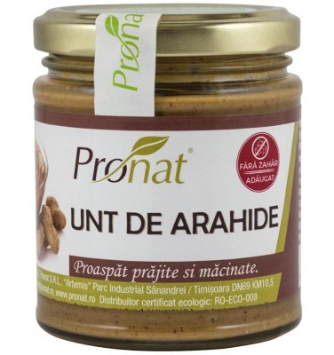 Crema Tartinabila de Arahide 190gr/200ml Pronat foto