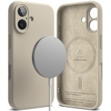 Husa pentru iphone 16 - ringke silicone magnetic magsafe - stone
