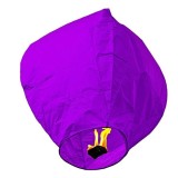 Lampion zburator, hartie biodegradabila, Mov