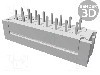 Conector IDC, 16 pini, pas pini 2.54mm, TE Connectivity - 1-216093-6