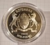 Moneda, Botswana, 5 PULA, 1988 Summer Olympics, KM#21, argint, comemorativa, Africa