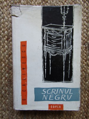 George Calinescu - Scrinul negru (1960, prima editie) foto