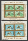 ROMANIA 1978 COLABORAREA INTEREUROPEANA set 2 Blocuri LP.957a MNH**, Nestampilat