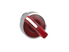 Comutator Rotativ 22mm LED Roșu IP66