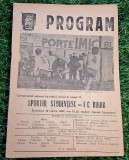 Program meci fotbal SPORTUL STUDENTESC Bucuresti - FC BIHOR ORADEA (12.03.1989)