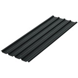Outsunny Panouri pentru Acoperiș din Oțel, 12 Foi Galvanizate pentru Acoperișuri și Pereți, 129x45 cm, Gri &Icirc;nchis | Aosom Romania