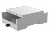 Carcasă pentru șină DIN, gri, 90x71,1x32mm, 4 module