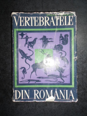 Vasile Ionescu - Vertebratele din Romania (1968, editie cartonata) foto