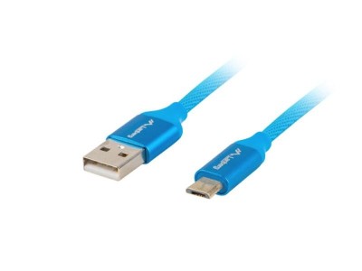 Cablu USB Micro(M) USB-A 2.0 1 m albs foto