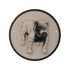 Decoratiune metalica cu un buldog CS-23, Ornamentale