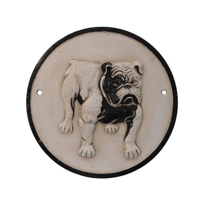 Decoratiune metalica cu un buldog CS-23 foto