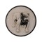 Decoratiune metalica cu un buldog CS-23