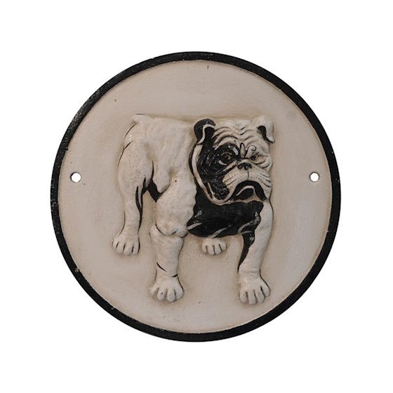 Decoratiune metalica cu un buldog CS-23