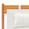 Scaune pliante 2 buc. Material crem - 7