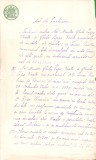 A3616N Act de &icirc;nchiriere a hanului din gara Găești, județul D&acirc;mbovița, 1887