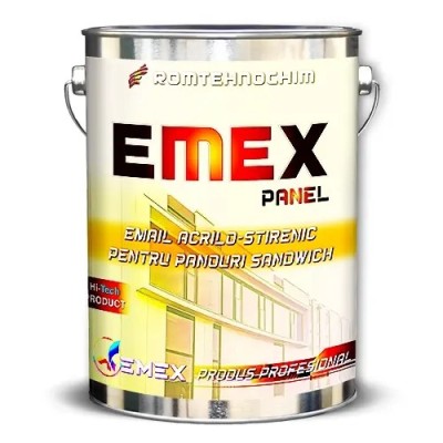 Email Acrilo-Stirenic &amp;ldquo;Emex Panel&amp;rdquo; - Alb - Bid. 23 Kg foto