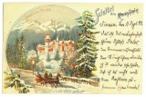 4466 - SINAIA, Prahova, Litho, Romania - old postcard - used - 1898, Circulata, Printata