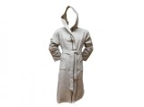 Halat de Baie Tricotat cu Gluga, Unisex, Fabio Gri