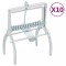 vidaXL Capcane pentru c&acirc;rtițe, 10 buc., argintiu, oțel galvanizat 150683