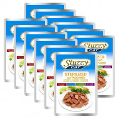 Plicule? Stuzzy cat STERILIZED - curcan, 12 x 100 g foto