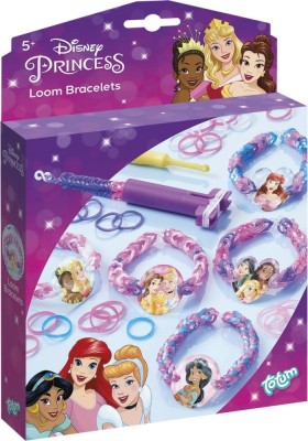 Set creativ bratari din elastice colorate, Disney Princess foto