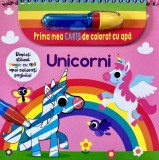 Unicorni Prima Mea Carte De Colorat Cu Apa, - Editura Flamingo