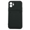 Husa protectie flippy cu suport card compatibila cu samsung galaxy a21s negru