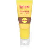 Barry M Glow Blur baza radianta SPF 30 culoare Deep 30 ml