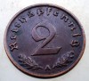 B.003 GERMANIA 2 REICHSPFENNIG 1937 A, Europa, Bronz
